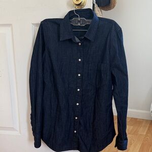 J. Crew Indigo Denim Shirt